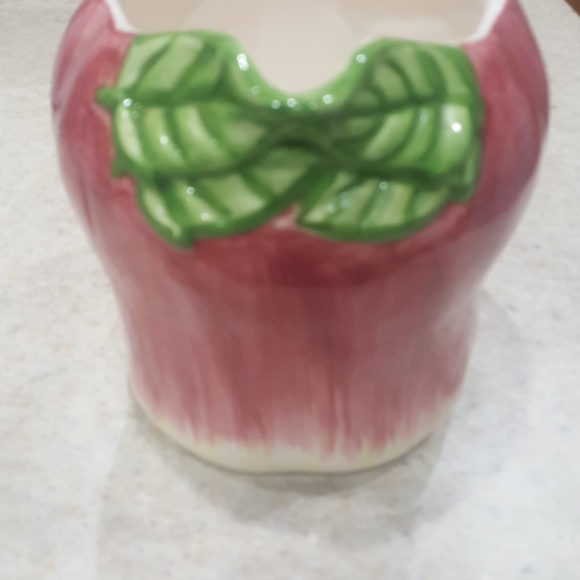 Decorative Ceramic Apple Pitcher - Picture 3 of 4